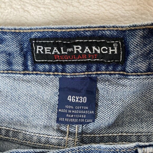 Real Ranch Mens Jeans 46 x 30 Rise 14 Regular Fit 100% Cotton rn 113492 - Picture 3 of 10